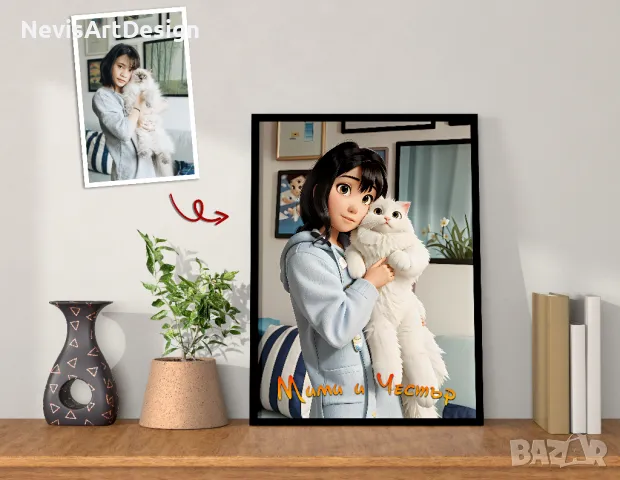 Дисни анимирани портрети, снимка 2 - Картини - 47532848