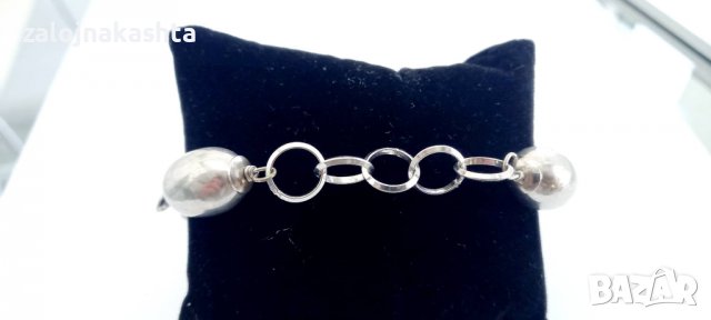 Сребърна гривна-18.10гр/925, снимка 3 - Гривни - 37154090