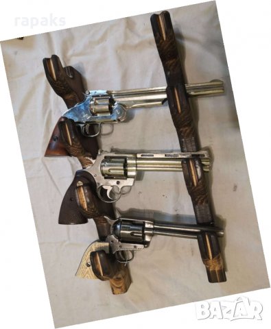 Поставка за стена стойка за оръжие, пушка, пистолет, револвер, автомат, въдици и др., снимка 5 - Колекции - 26991065