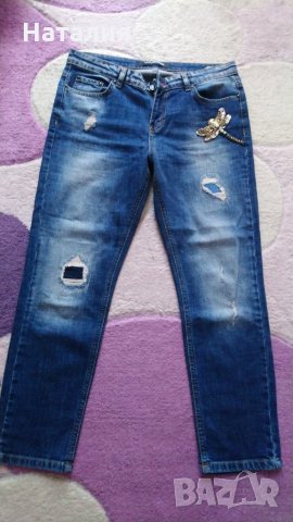 Дамски дънки, тип бойфрендр, 29.