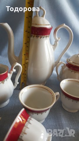 Сервиз  за кафе от фин немски порцелан - 15 части, снимка 9 - Сервизи - 33677253