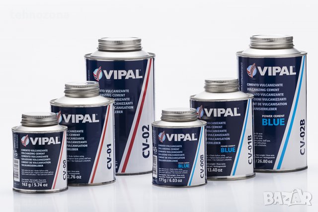 Лепило за студена химична вулканизация CV-00 Vipal 225мл/163гр., снимка 6 - Гуми и джанти - 21932714