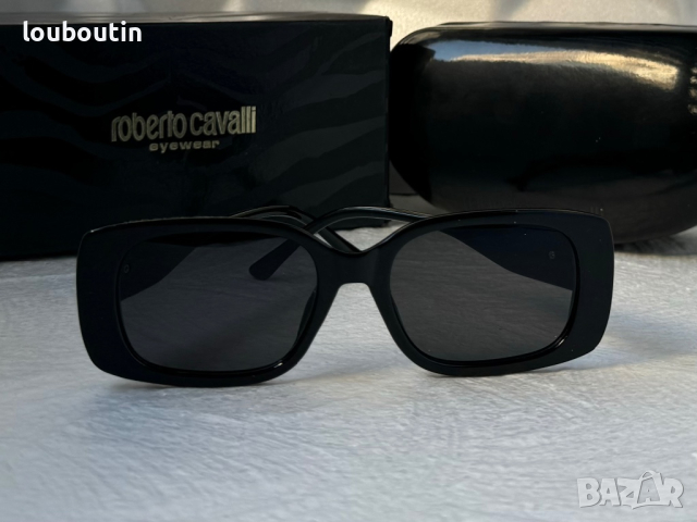 Roberto Cavalli дамски слънчеви очила правоъгълни, снимка 8 - Слънчеви и диоптрични очила - 44913591