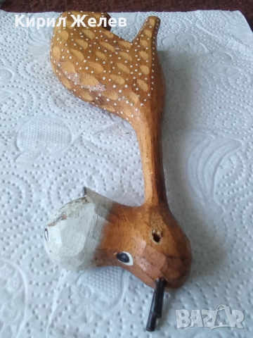 Дървена фигурка 51760, снимка 4 - Антикварни и старинни предмети - 52787445