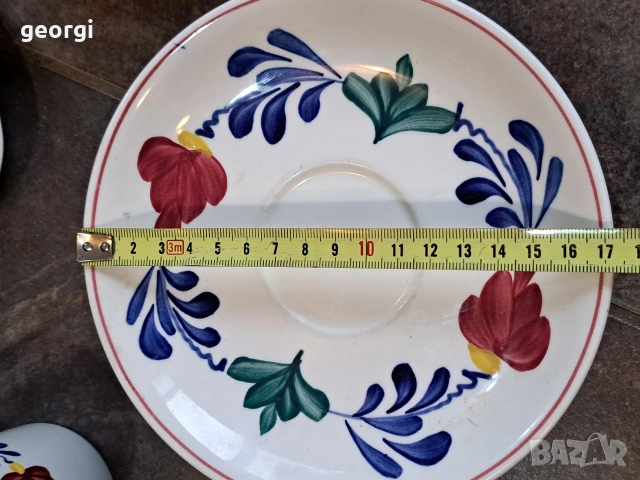 холандски сервиз за хранене Boch Borenbont и Petrus Regout & Co. Maastricht 31/3, снимка 11 - Сервизи - 53053694