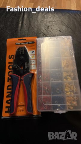 Нов Комплект кабелни накрайници за кримпване Клещи за пресоване Инструменти, снимка 8 - Клещи - 38867740