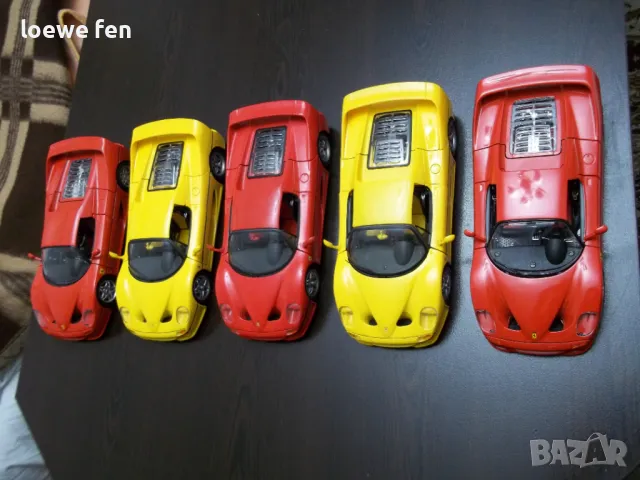5 броя комплект Ferarri F50 Hard Top ferari ferrari - мащаб 1 18, снимка 5 - Колекции - 48384876