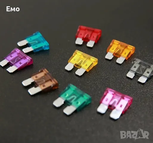 Комплект бушони - предпазители 100 броя за автомобили, бусове и др, снимка 2 - Аксесоари и консумативи - 48544458