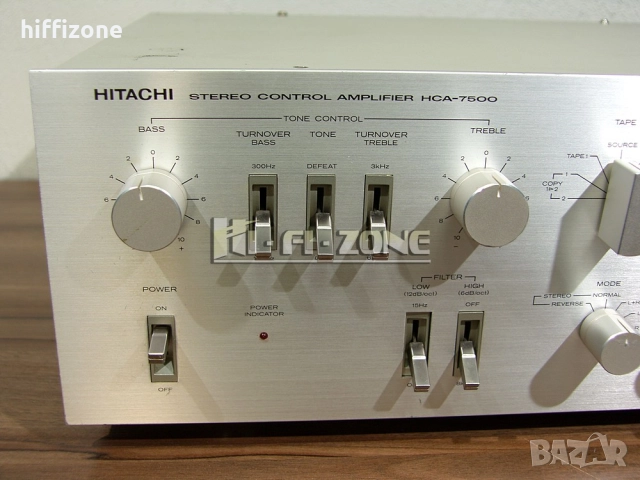  Предусилвател Hitachi hca-7500 , снимка 4 - Ресийвъри, усилватели, смесителни пултове - 51606665
