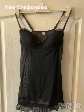 Страхотна черна еластична нощница тип комбинезон пижама  еротично бельо , снимка 7 - Бельо - 37007781