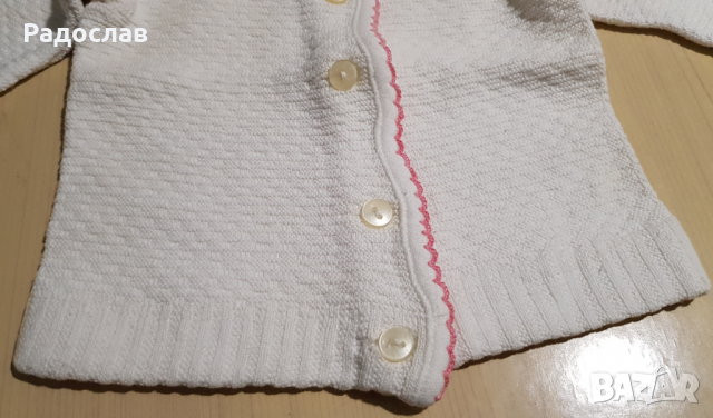 Бял комплект фанела и панталон плетени 1 - 2 год, снимка 4 - Комплекти за бебе - 36498166