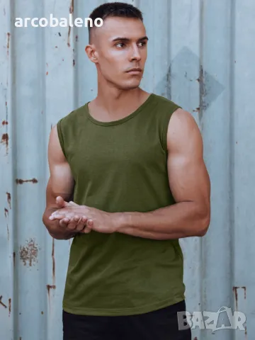 Мъжка тениска без ръкави, 4цвята , снимка 14 - Тениски - 49350891