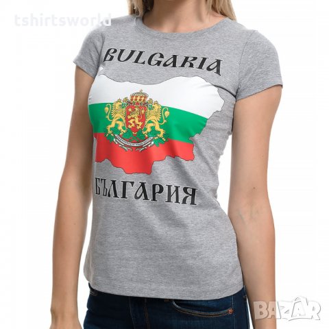 Нова дамска национална тениска с трансферен печат на БЪЛГАРИЯ, снимка 2 - Тениски - 28079939