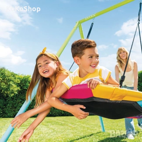 Люлка с метална стойка-254x235x200 см./двойна люлка с метална стойка, снимка 3 - Други - 51946638