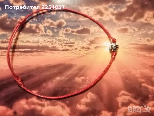 Ръчно изработени гривни с кръст, снимка 8 - Гривни - 24991392