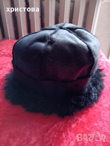 Зимна пухкава шапка, снимка 3 - Шапки - 52256533