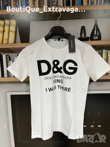 Мъжка тениска Dolce & Gabbana the King !!!