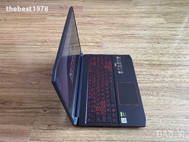 15.6 Nitro`i5-10300H/GTX 1650Ti/16GB RRD4/256GB NVMe+500GB HDD/FHD IPS, снимка 6 - Лаптопи за игри - 53446015
