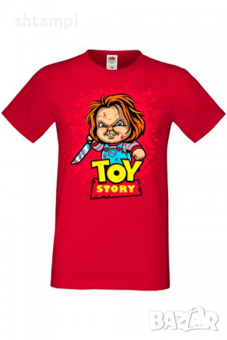 Мъжка тениска Toy Story Chucky,Изненада,Повод,Подарък,Празник, снимка 11 - Тениски - 37652331