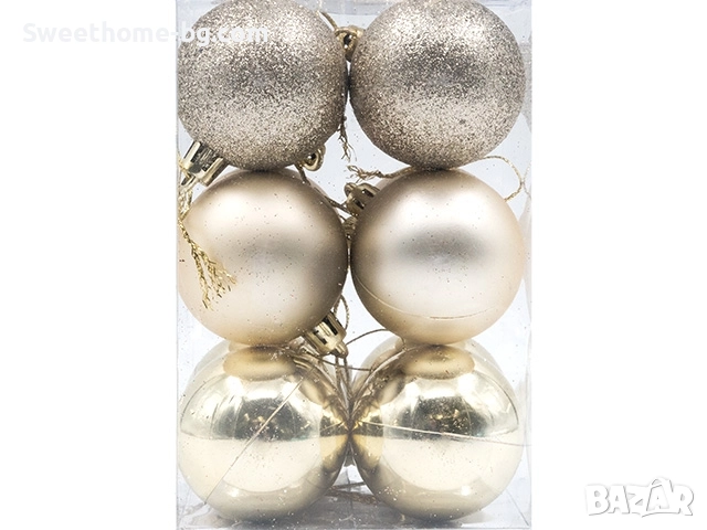 Коледни топки 5см. 12бр.