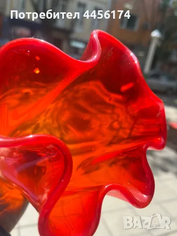 Огнена красавица Ваза-ръчна изработка , снимка 5 - Декорация за дома - 50294593