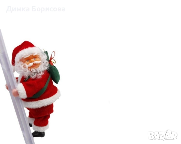 Електрическа играчка – катерещ се по стълба Дядо Коледа SD25, снимка 4 - Други - 52798387