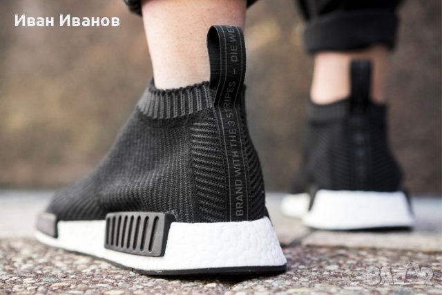 маратонки  Adidas NMD City Sock Winter Wool Black номер 43,5-44, снимка 3 - Маратонки - 40186108