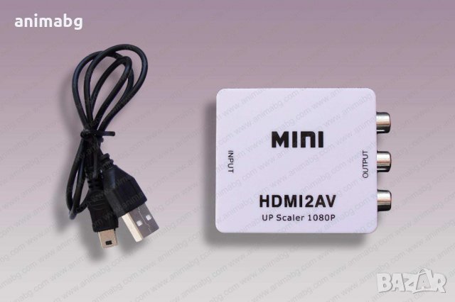 ANIMABG HDMI към RCA / AV преобразувател, снимка 5 - Други - 33144785