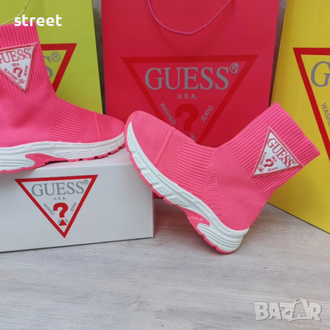 Guess sneakers woman neon дамски неонови кецове , снимка 2 - Маратонки - 44905820