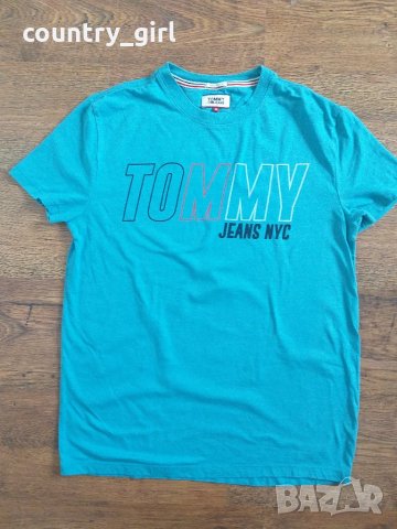 tommy hilfiger - страхотна мъжка тениска, снимка 5 - Тениски - 28812262