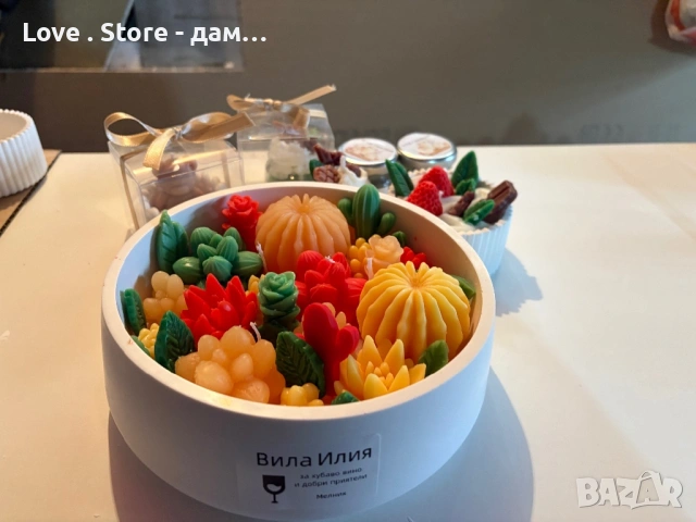 Голяма кашпа свещ , снимка 10 - Декорация за дома - 53503104