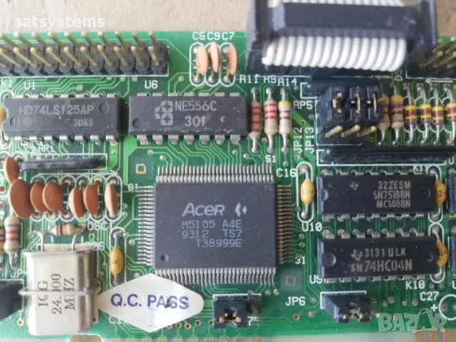 Acer EX-5105 A4E Multi Controller 16-bit ISA IDE FLOPPY COM Print Card, снимка 7 - Други - 47870673