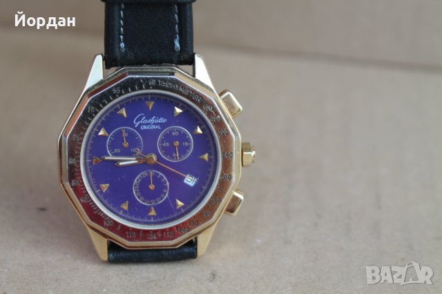 Часовник Хронограф Гласхюте , снимка 6 - Мъжки - 37856191