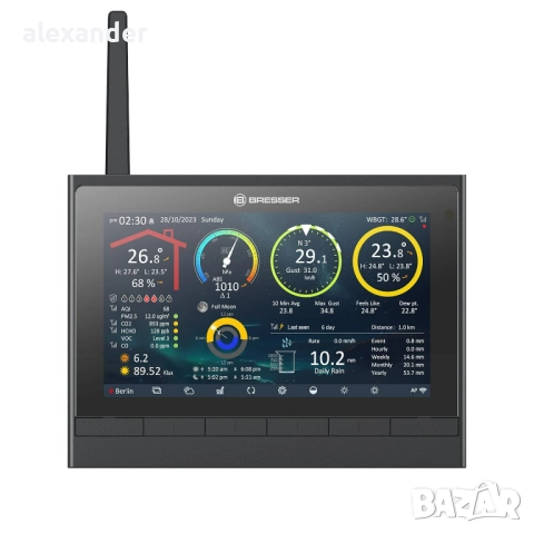 Mетеорологична станция BRESSER MeteoChamp 9-in-1 HD Wi-Fi, снимка 2 - Други инструменти - 52006826
