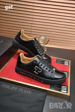 Уникални Редки Philipp Plein Snake Leather Спортни обувки маратонки кецове гуменки мъжки дамски , снимка 1