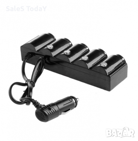Разклонител за запалка на автомобил, 12 / 24V, 4 гнезда, 2 USB порта, снимка 3 - Аксесоари и консумативи - 36464925