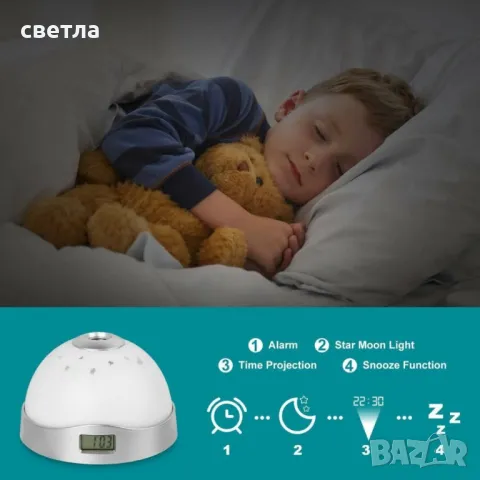 Часовник с проектор, снимка 1