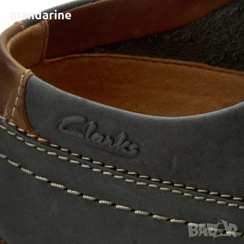 ПРОМО 🍊 CLARKS № 41 🍊 Мъжки ежедневни елегантни обувки BLUE NUBUCK нови с кутия, снимка 1 - Спортно елегантни обувки - 33553387