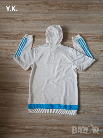 Оригинален мъжки суичър Adidas x F.C. Olympique Marseille / Season 15-16, снимка 3 - Суичъри - 53315482