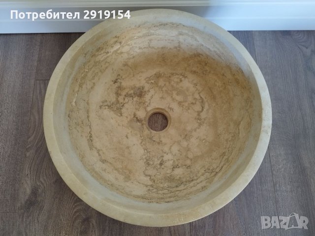 Каменна мивка травертин, снимка 3 - Мивки - 34571861