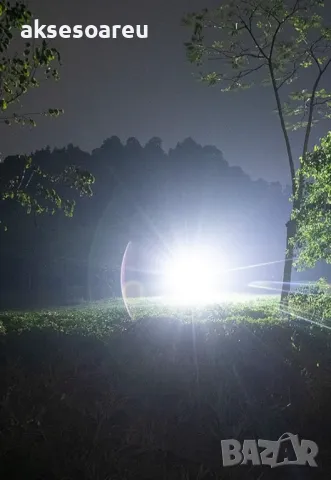 Нов мощен Висококачествен Акумулаторен телескопичен фар с възможност мащабиране водоустойчив работен, снимка 14 - Зимни спортове - 48785500