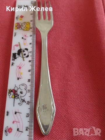 Стара вилица за десерт от соца П. Денев Габрово за КОЛЕКЦИЯ 42213, снимка 8 - Други ценни предмети - 43833910
