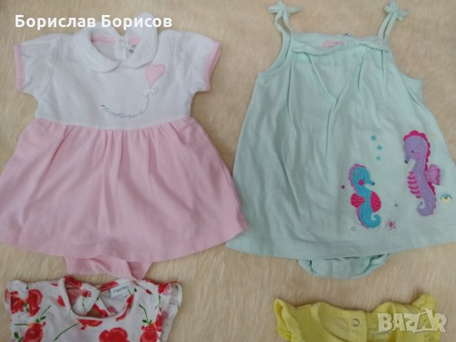Лот бодита ромпъри 0-3м./3-5м., снимка 5 - Бодита за бебе - 28585572