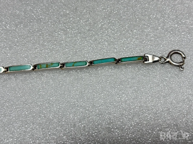 Дамска Сребърна Гривна (проба 925)- 5,42 грама, снимка 10 - Гривни - 52573246