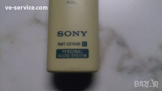 Original SONY RMT-CD10A PERSONAL AUDIO SYSTEM Remote Control, снимка 2 - Аудиосистеми - 26325101