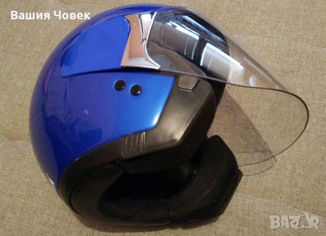 Каска за мотор размер L отворена 57-58см.