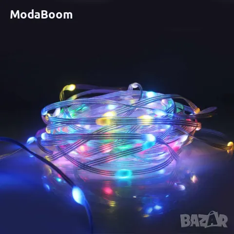 RGB LED Магическа светлинна лента с дистанционно и Bluetooth управление с проложение, снимка 2 - Лед осветление - 48200952