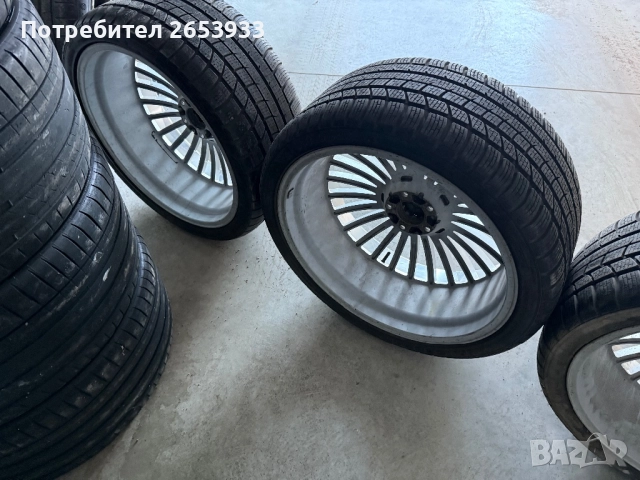 Страхотни оригинални джанти 22” със зимни гуми 295/30/22 за BMW X6 X5 5x120 74.1mm, снимка 6 - Гуми и джанти - 52957015