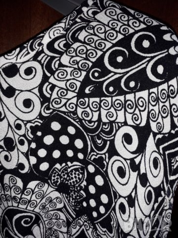 Дамска рокля без ръкав бяло и черно, снимка 4 - Рокли - 29072488