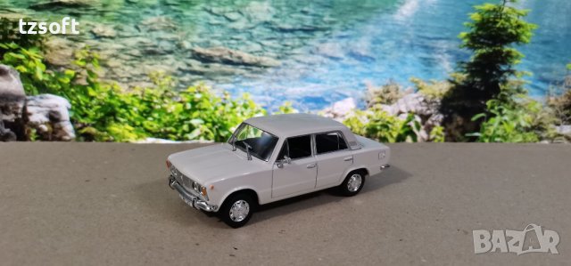 FIAT 125P - бял - DeAgostini - 1:43, снимка 1